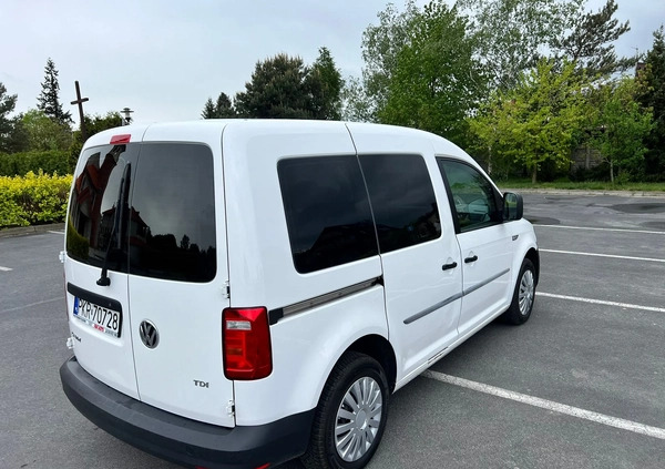 Volkswagen Caddy cena 42100 przebieg: 232400, rok produkcji 2017 z Krotoszyn małe 352